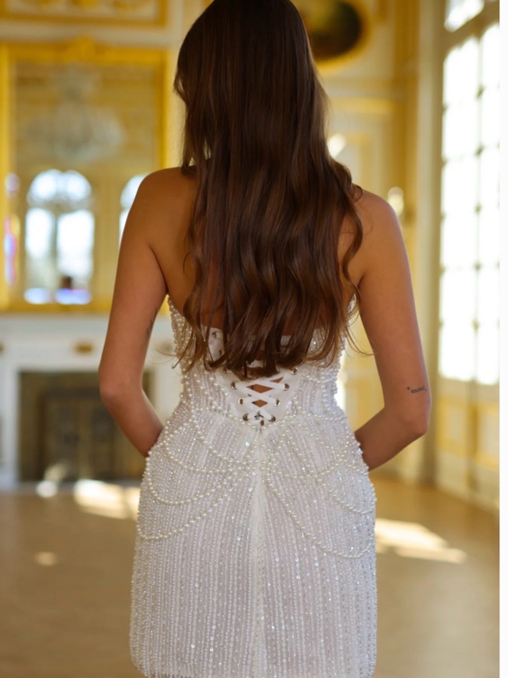 Rosie Etienne Lustre Dress - Picture 2 of 5